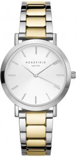 Hodinky ROSEFIELD THE TRIBECA White Sunray Steel Silver Gold Duo Rosefield Watches 8720039335790