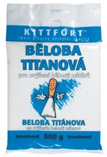 Kittfort Titanová běloba 500g (Pro zvýšení bělosti malířských nátěrů)