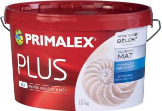 PPG Primalex PLUS 7,5 kg (Bílá interiérová barva na zeď)