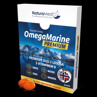 NaturaMed OmegaMarine Premium 60 kapsúl - mesačné balenie