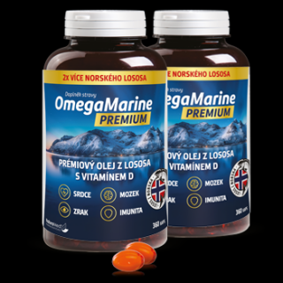 NaturaMed OmegaMarine Premium 720 kapsúl - ročné balenie