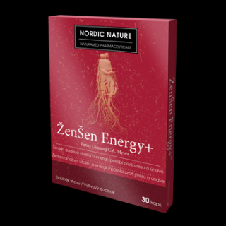 NaturaMed ŽenŠen Energy+ 30 kapsúl - mesačné balenie