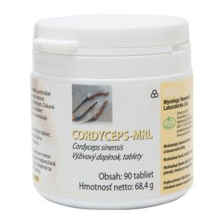 Cordyceps sinensis 90 tbl. po 500 mg sušenej huby