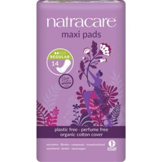 Natracare Maxi Pads Regular Normal dámske vložky 14 ks