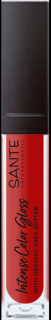 Sante lesk na pery Intense Color Gloss 06 Daring Red, 5,3 ml