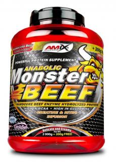 Amix Anabolic Monster Beef - 2200 g - Jahoda-Banán