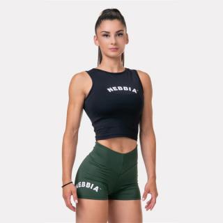 NEBBIA Fit &amp; Sporty top 577 - Čierny - M