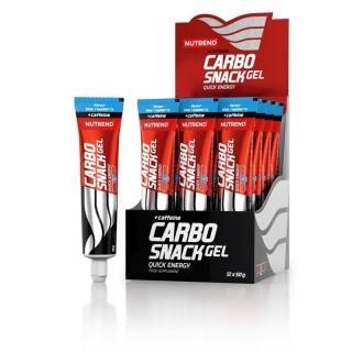 Nutrend CARBOSNACK WITH CAFFEINE tuba - 1x 50 g - Modrá malina