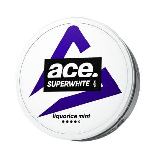 ACE SUPERWHITE LIQUORICE MINT 16mg/g 20 vrecúšok