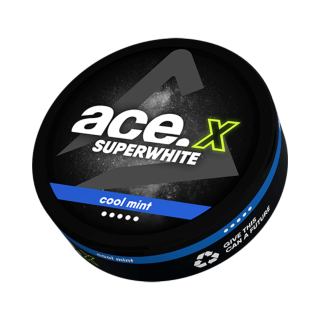 ACE X SUPERWHITE COOL MINT 20mg/g 20 vrecúšok