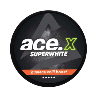 ACE X SUPERWHITE GUARANA CHILLI BOOST 20mg 20 vrecúšok