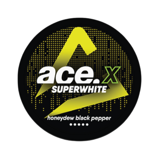 ACE X SUPERWHITE HONEYDEW BLACK PEPPER 16mg/g 20 vrecúšok