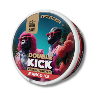 AROMA KING NONIC DOUBLE KICK MANGO ICE 10 mg/g 25 vrecúšok