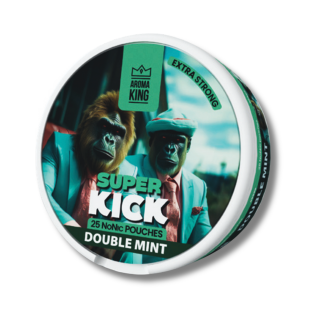 AROMA KING NONIC SUPER KICK DOUBLE MINT 5mg/g 25 vrecúšok