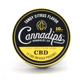 CANNADIPS TANGY CITRUS CBD 10mg 15 vrecúšok