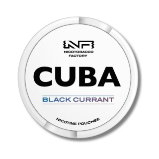 CUBA  BLACK CURRANT MEDIUM 16mg/g 20 vrecúšok