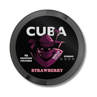 CUBA NINJA STRAWBERRY 30mg/g 25 vrecúšok