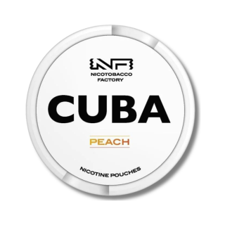 CUBA PEACH MEDIUM 16mg/g 20 vrecúšok