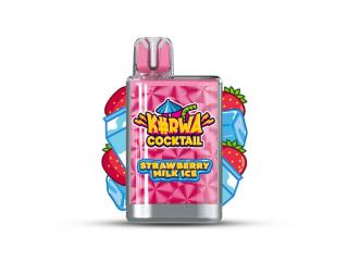 KURWA COCKTAIL STRAWBERRY MILK ICE 20mg/ml 1ks