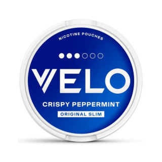 VELO CRISPY PEPPERMINT 3 DOTS 10 mg/g 20 vrecúšok