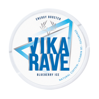 VIKA RAVE BLUEBERRY ICE 0mg 20 vrecúšok