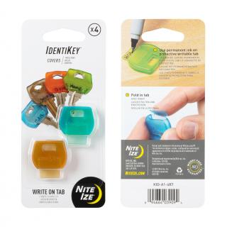 Flexibilné farebné puzdrá na kľúče Nite Ize IdentiKey™ Covers Velikost: Covers Only- 4 Pack