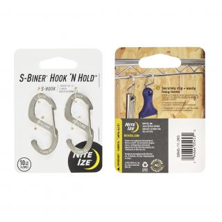 Háčik Nite Ize S-Biner® Hook N Hold™ S-Hook velikost a barva: Small - 2 Pack