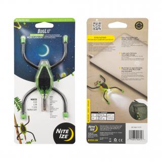 Nabíjatelná Mikro svietilna Nite Ize Buglit® Barva: Lime Black