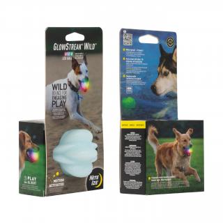 Svietiaca loptička Nite Ize Glowstreak Wild Led Ball-Disc-O