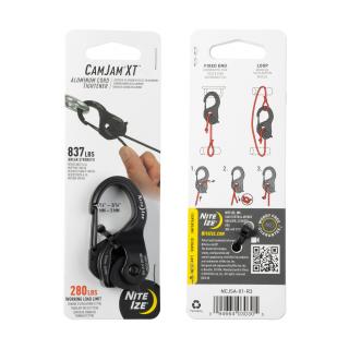 Upínacia hliníková karabína Nite Ize CamJam XT Aluminium Cord Tightener veľkosť / dĺžka lana: CamJam XT