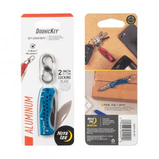 Zatvárací nôž Nite Ize DOOHICKEY KEY CHAIN KNIFE Farba: Modrá