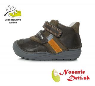 DD Step Chlapčenské jarné jesenné členkové topánky DD Step Khaki 071-325A, Veľkosť obuvi 30