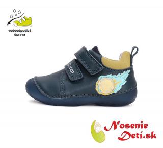 DD Step Chlapčenské jarné jesenné topánky D.D. Step Royal Blue Meteor 015-42219B, Veľkosť obuvi 21