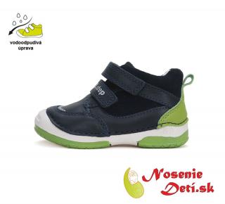 DD Step Chlapčenské prechodné topánky alternatíva barefoot D.D. Step 038-42241 Royal Blue, Veľkosť obuvi 20