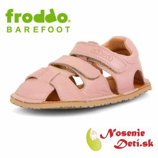 Froddo Froddo detské barefoot sandále Flexy Avi Pink, Veľkosť obuvi 22