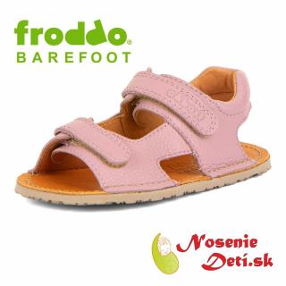 Froddo Froddo dievčenské detské barefoot sandále Flexy Mini Pink, Veľkosť obuvi 26