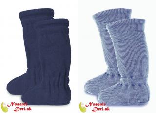 Manymonths Merino vlnené vysoké čižmičky pre deti Manymonths Winter Blue Mist, Veľkosť capačiek 68-80/86 (6-12/18 mes.)