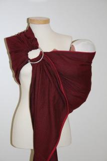 Storchenwiege Ring Sling Storchenwiege - Leo bordeaux