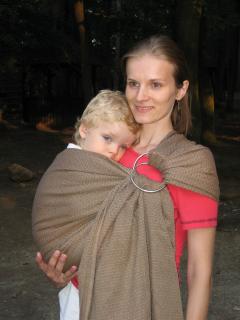 Storchenwiege Ring Sling Storchenwiege - Leo caffe