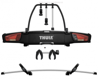 Nosič elektrobicyklov na ťažné zariadenie Thule VeloSpace XT 939 + adaptér 9381 (pre 3 elektrobicykle + 1 klasické)