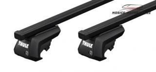 Příčníky Thule BMW X5 E70 2007-2013 s podélníky, SquareBar Evo (Thule SquareBar Evo 7104 + 7123)