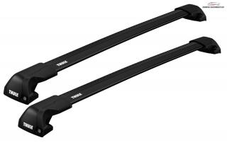 Příčníky Thule Nissan Qashqai J12 2021-2022 integrované podélníky, Edge black (Thule WingBar Edge černé 7206 + 7214B + 7213B + kit 6118)