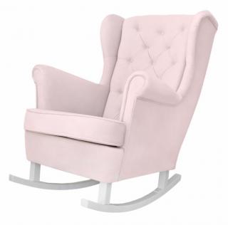 Caramella Baby Pink hojdacie kreslo retro pre dospelých ružové