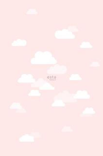 Fototapeta little Clouds light pink