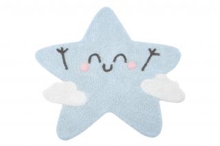 Lorena Canals prateľný koberec  Shaped Washable Rug - Happy Star Rozmery: 120 x 120 cm