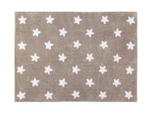 Lorena Canals prateľný koberec Stars Linen - White