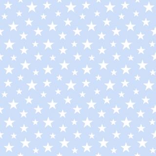 Tapeta little Stars light blue