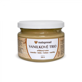 Nutspread NOVINKA: Vanilkové Trio JEMNÉ 1 kg