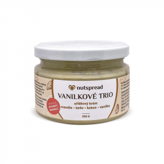 Nutspread Vanilkové Trio - oceněno Great Taste 2024! 1 kg