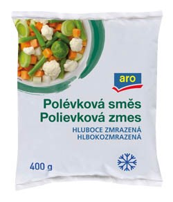 ARO polievková zmes zeleniny mrazená 400g